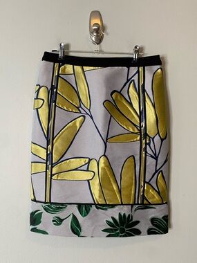 MARNI Brocade Floral Pencil Skirt